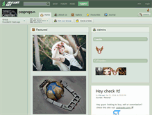 Tablet Screenshot of cosprops.deviantart.com