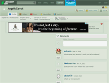 Tablet Screenshot of angeliccarrot.deviantart.com