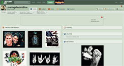Desktop Screenshot of lovegagaredandblue.deviantart.com