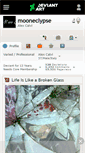 Mobile Screenshot of mooneclypse.deviantart.com