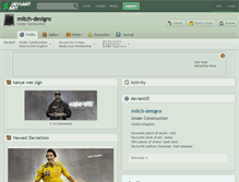 Tablet Screenshot of mitch-designs.deviantart.com