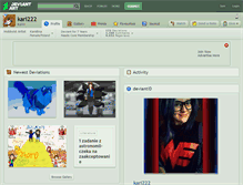 Tablet Screenshot of kari222.deviantart.com