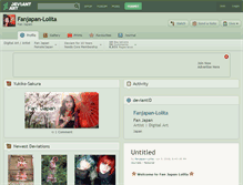 Tablet Screenshot of fanjapan-lolita.deviantart.com