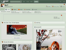 Tablet Screenshot of bevt.deviantart.com