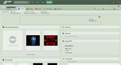 Desktop Screenshot of majorbud.deviantart.com