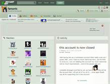 Tablet Screenshot of fansonic.deviantart.com