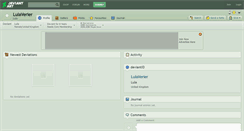 Desktop Screenshot of lulaverier.deviantart.com