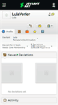 Mobile Screenshot of lulaverier.deviantart.com