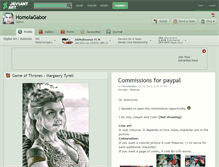 Tablet Screenshot of homolagabor.deviantart.com