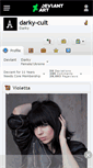 Mobile Screenshot of darky-cult.deviantart.com