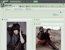 Tablet Screenshot of darky-cult.deviantart.com