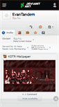 Mobile Screenshot of evantandem.deviantart.com