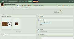Desktop Screenshot of lopmon-terriermon.deviantart.com