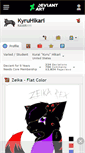 Mobile Screenshot of kyruhikari.deviantart.com