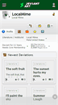 Mobile Screenshot of localmime.deviantart.com