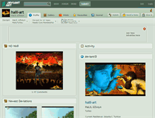 Tablet Screenshot of halil-art.deviantart.com