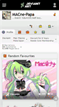 Mobile Screenshot of macne-papa.deviantart.com