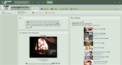 Desktop Screenshot of ladygagafanclub.deviantart.com