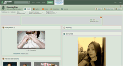Desktop Screenshot of downeyfan.deviantart.com