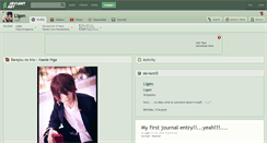 Desktop Screenshot of ligen.deviantart.com