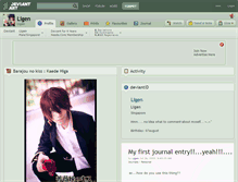 Tablet Screenshot of ligen.deviantart.com