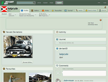 Tablet Screenshot of katpryde.deviantart.com
