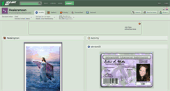 Desktop Screenshot of healersmoon.deviantart.com