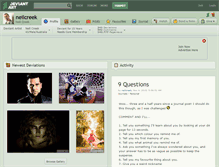 Tablet Screenshot of neilcreek.deviantart.com