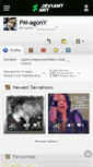 Mobile Screenshot of pm-agony.deviantart.com