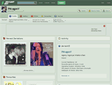 Tablet Screenshot of pm-agony.deviantart.com