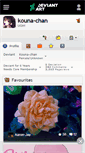 Mobile Screenshot of kouna-chan.deviantart.com