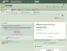 Tablet Screenshot of manrangan.deviantart.com