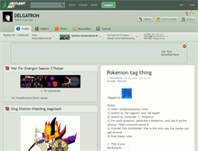 Tablet Screenshot of delgatron.deviantart.com