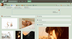 Desktop Screenshot of lizaj.deviantart.com