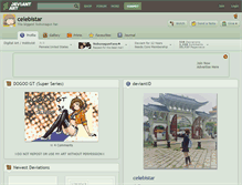 Tablet Screenshot of celebistar.deviantart.com
