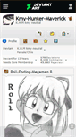 Mobile Screenshot of kmy-hunter-maverick.deviantart.com