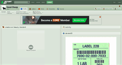 Desktop Screenshot of good-sheep.deviantart.com