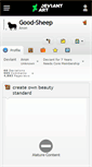 Mobile Screenshot of good-sheep.deviantart.com