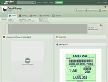 Tablet Screenshot of good-sheep.deviantart.com