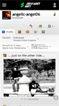 Mobile Screenshot of angelic-angel06.deviantart.com