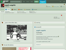 Tablet Screenshot of angelic-angel06.deviantart.com
