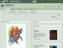 Tablet Screenshot of chrisandrze19.deviantart.com