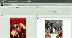 Desktop Screenshot of mattfranklin.deviantart.com