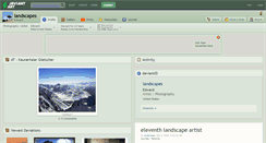 Desktop Screenshot of landscapes.deviantart.com