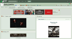 Desktop Screenshot of deetex-seraphine.deviantart.com