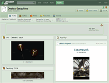 Tablet Screenshot of deetex-seraphine.deviantart.com