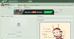 Desktop Screenshot of ladymalk.deviantart.com