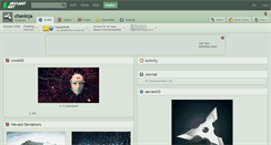 Desktop Screenshot of chaninja.deviantart.com