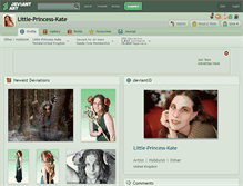 Tablet Screenshot of little-princess-kate.deviantart.com