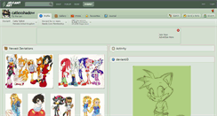 Desktop Screenshot of catiexshadow.deviantart.com